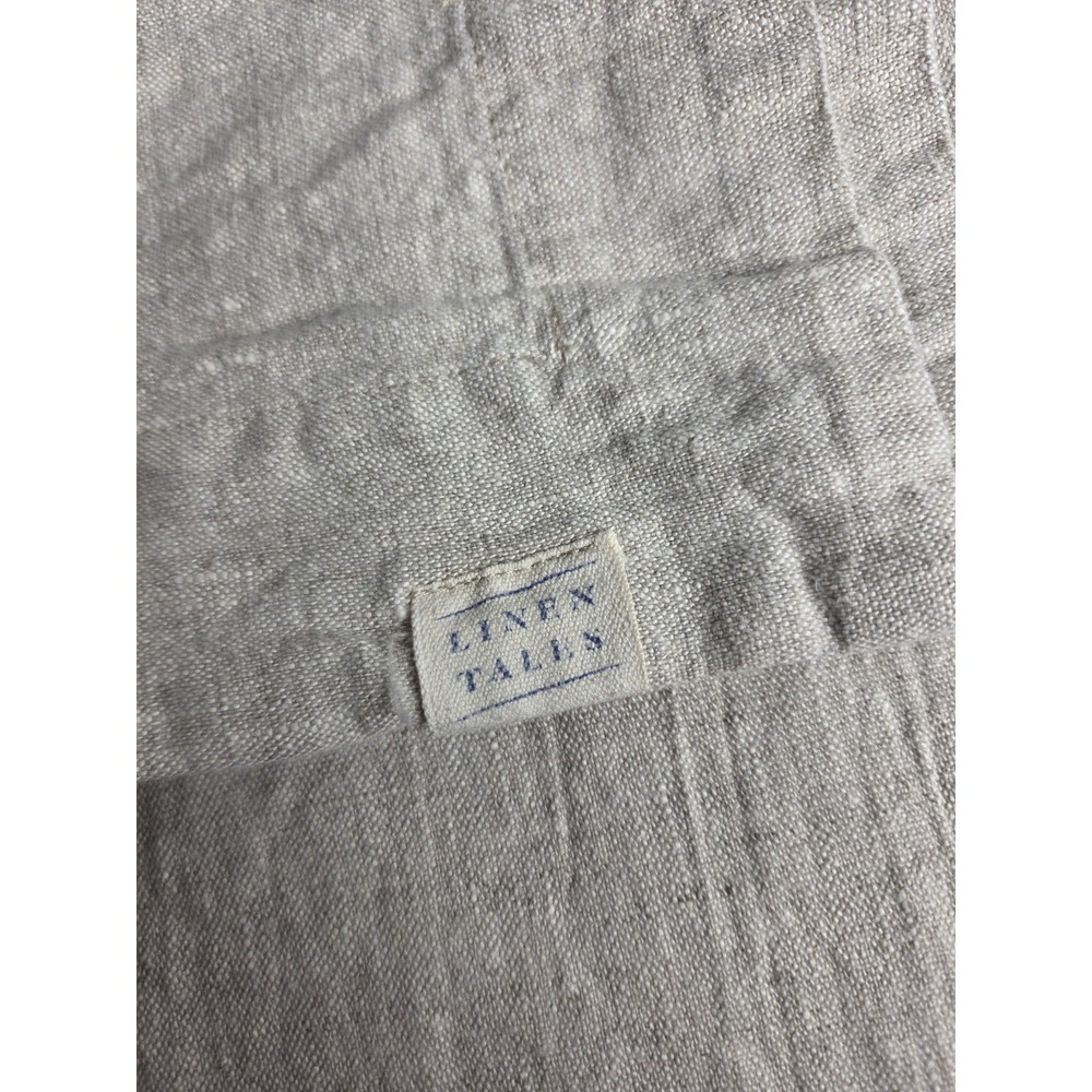 Linen Tales 74x104 Beige Natural Linen Tablecloth Dinner Party Holiday